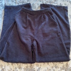 Navy Straight-leg Pants